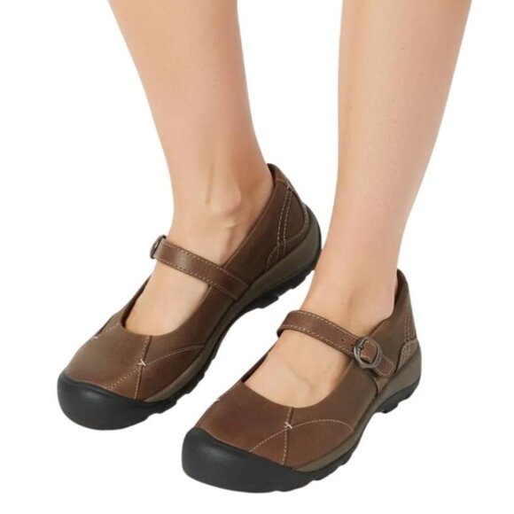 Keen Shoes - Keen Presidio Comfort Hiking Mary Jane Shoes Brown/Black Women's Size US 8.5